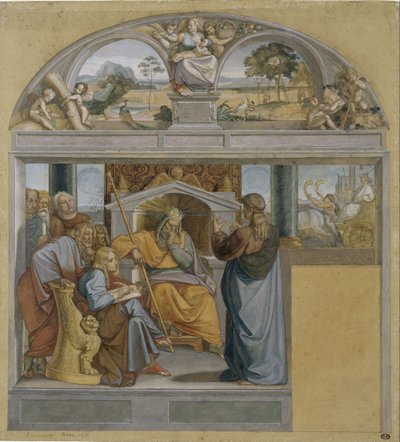 José interpretando los sueños del faraón de Peter von Cornelius