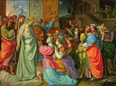 La parábola de las vírgenes prudentes y necias (inacabado) de Peter von Cornelius