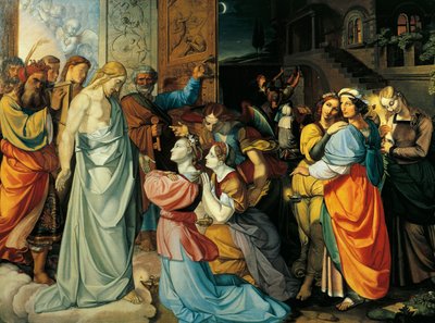 Las vírgenes prudentes y necias de Peter von Cornelius