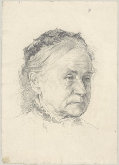 Retrato de la madre del artista de Peter von Halm