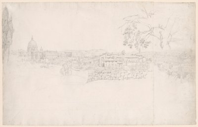 Panorama Fantástico de Roma desde San Pedro hasta el Castel San Angelo de Peter von Hess