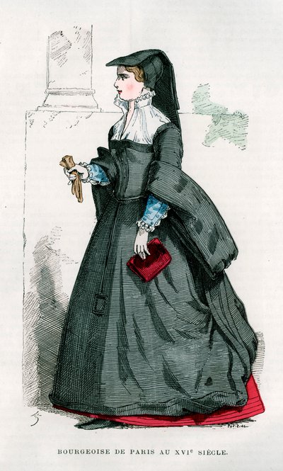 Burguesa de París, siglo XVI, 1882-1884 de Petit
