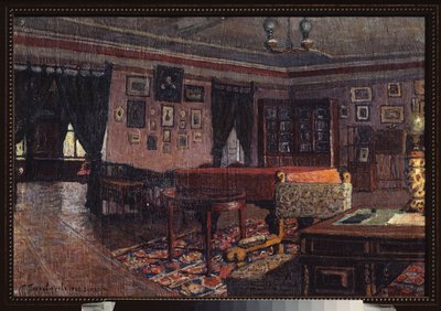 El salón de la casa de Peter Ilyich Tchaikovsky de Petr Ivanovic Petrovichev