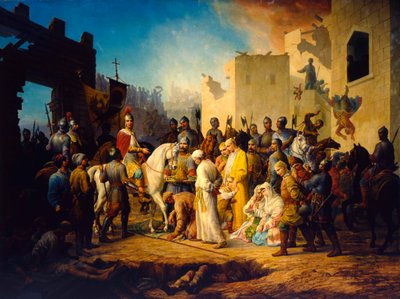 El zar Iván IV conquistando Kazán en 1552, 1894 de Petr Mikhailovich Shamshin
