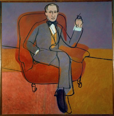 Compositor Arthur Lurie (óleo sobre lienzo) de Petr Vasilyevich Miturich