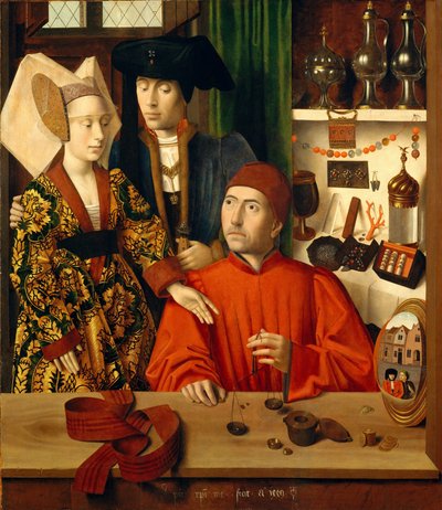 Un orfebre en su tienda, 1449 de Petrus Christus