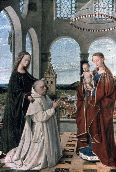 Madonna y el Niño, siglo XV de Petrus Christus