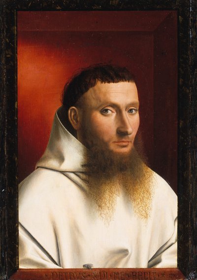 Retrato de un cartujo de Petrus Christus