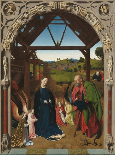 La Natividad, c. 1450 de Petrus Christus