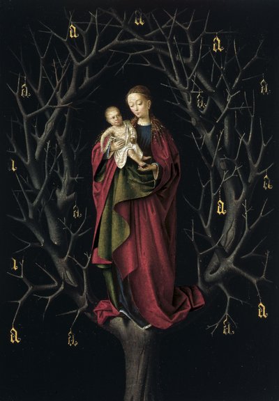 La Virgen del Árbol Seco, ca. 1465 de Petrus Christus