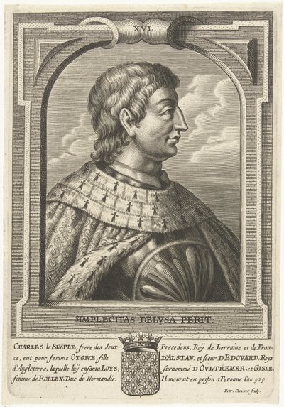 Carlos III de Francia (879-929) de Petrus Clouwet