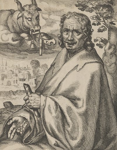 Lucas, de Los Cuatro Evangelistas de Petrus Feddes