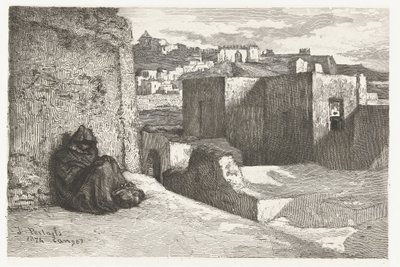 Vista de Tánger de Petrus Johannes Arendzen (attributed to)