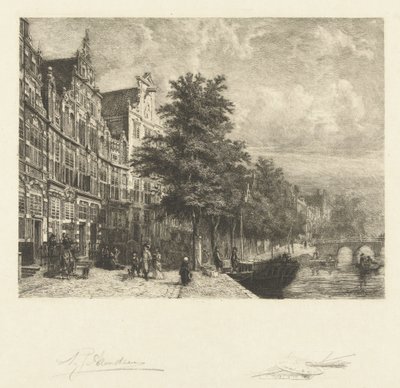 Vista del Herengracht de Petrus Johannes Arendzen