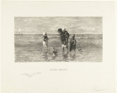 hijos del mar Niños jugando (título sobre objeto) de Petrus Johannes Arendzen