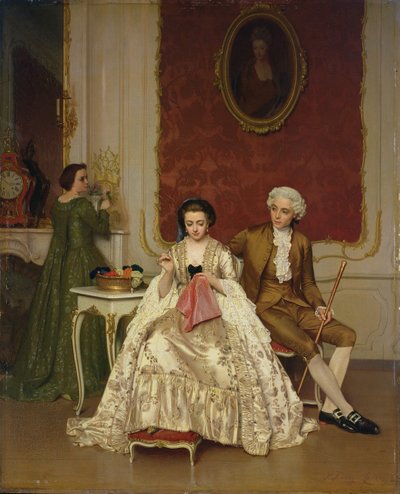 Celos, 1861 de Petrus Renier Hubertus Knarren