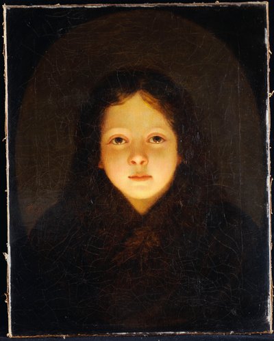 Una chica, cabeza y hombros de Petrus van Schendel