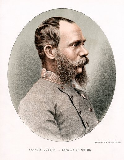 Francisco José, Emperador de Austria, c1880 de Petter and Galpin Cassell