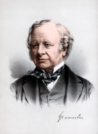 Granville Leveson-Gower, 2º Conde Granville, estadista liberal británico, c1890 de Petter and Galpin Cassell