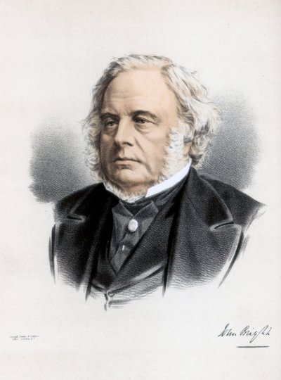 John Bright, estadista radical y liberal británico, c. 1890 de Petter and Galpin Cassell