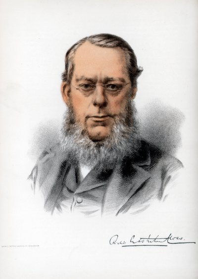 Richard Assheton Cross, 1er Vizconde Cross, estadista británico, c1890 de Petter and Galpin Cassell