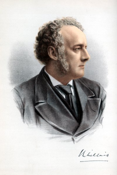 Sir John Everett Millais, 1er Baronet, pintor e ilustrador británico, c1890 de Petter and Galpin Cassell