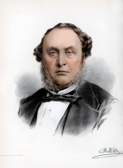 Sir Michael Costa, compositor y director británico nacido en Italia, c. 1890 de Petter and Galpin Cassell