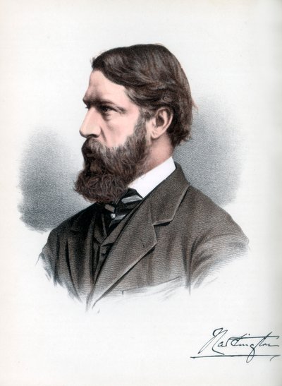 Spencer Compton Cavendish, Marqués de Hartington, estadista liberal británico, c1890 de Petter and Galpin Cassell