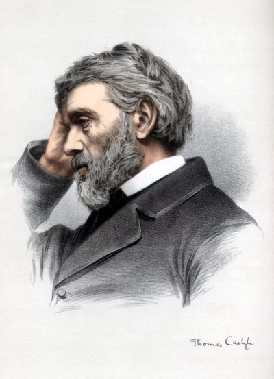 Thomas Carlyle, ensayista, satírico e historiador escocés, c1890 de Petter and Galpin Cassell