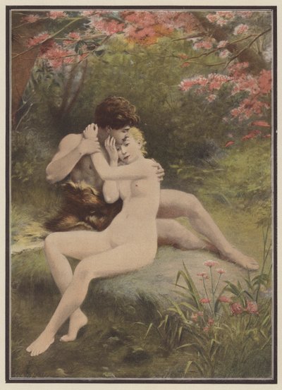 Primavera (litografia de color) de Pharamond Blanchard