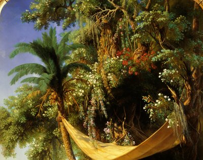 La primera misa en América (siglo XV) Misa en Cuba en 1494 (segundo viaje de Colón a La Habana). (detalle) de Pharamond Blanchard