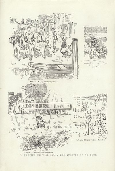 A punting we will go, a bad quarter of an hour de Phil May
