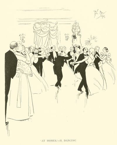 Caricatura de Phil May, de la década de 1890 de Phil May