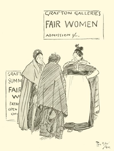 Caricatura de Phil May, de la década de 1890 de Phil May