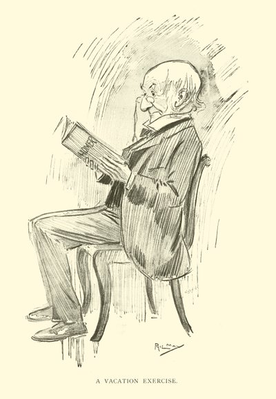 Caricatura de Phil May, de la década de 1890 de Phil May