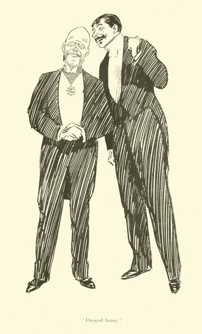 Caricatura de Phil May, de la década de 1890 de Phil May