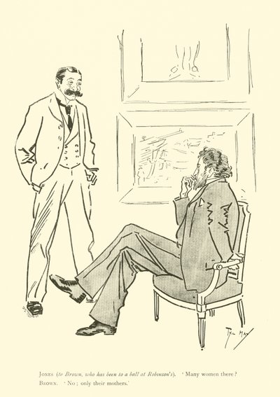 Caricatura de Phil May, de la década de 1890 de Phil May