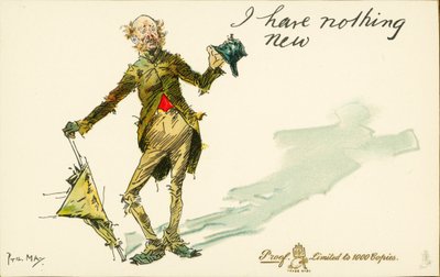 No tengo nada nuevo (litografía en color) de Phil May