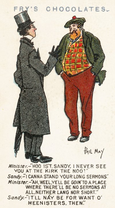 Boceto de Phil May (litografía en color) de Phil May
