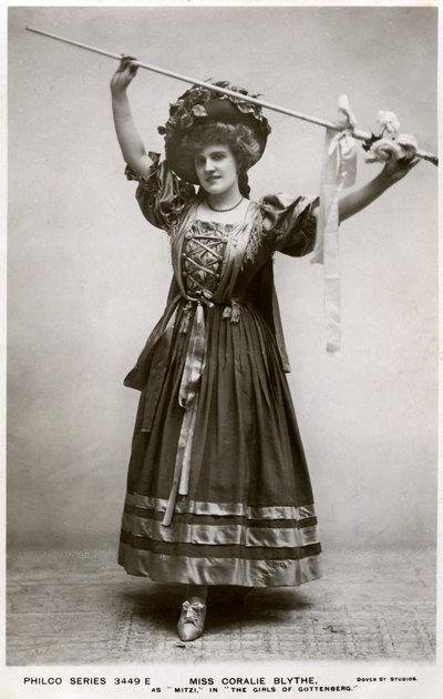 Miss Coralie Blythe como Mitzi, c1908 de Philco Publishing Company