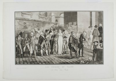 Recados matutinos, o la puerta del hombre rico de Philibert-Louis Debucourt