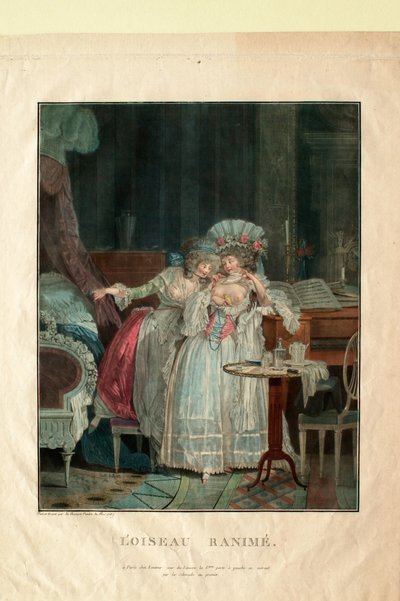 El pájaro reanimado de Philibert-Louis Debucourt