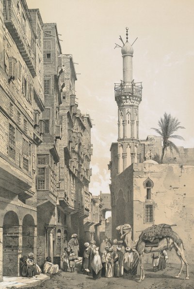 Una calle de la ciudad de Rosetta de Philibert Joseph Girault de Prangey
