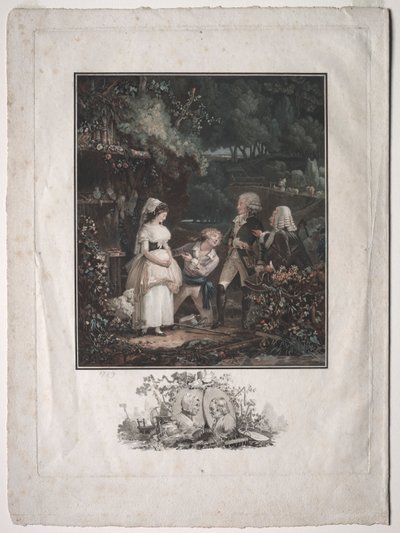Annette y Lubin, 1789 de Philibert Louis Debucourt