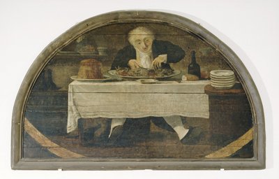 Au Gourmand; Cartel del comerciante de productos comestibles Corcellet de Philibert Louis Debucourt