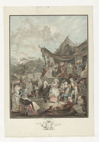 Dansende Bruid El Minueto de la Novia de Philibert Louis Debucourt