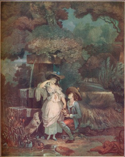 Fortuna y desgracia, o El cántaro roto, 1787, 1909 de Philibert Louis Debucourt