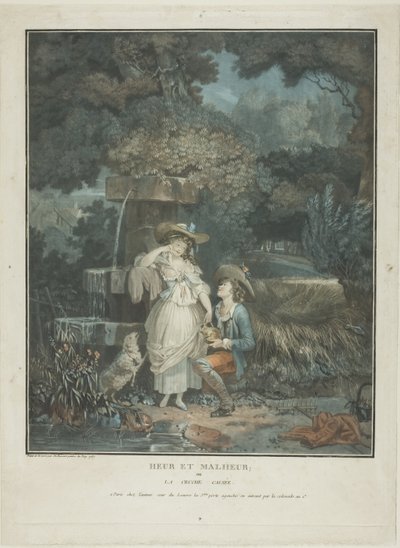 Buena y mala suerte de Philibert Louis Debucourt