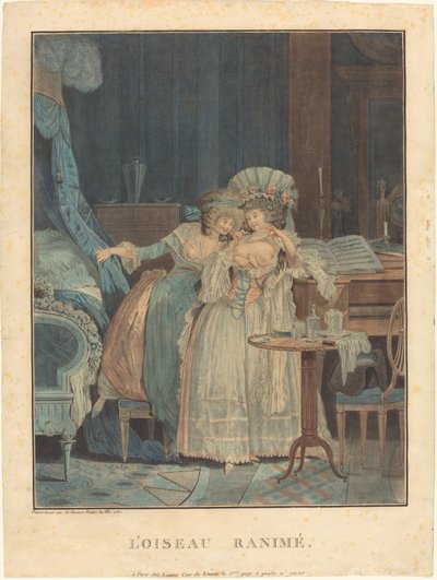 El pájaro reanimado de Philibert Louis Debucourt