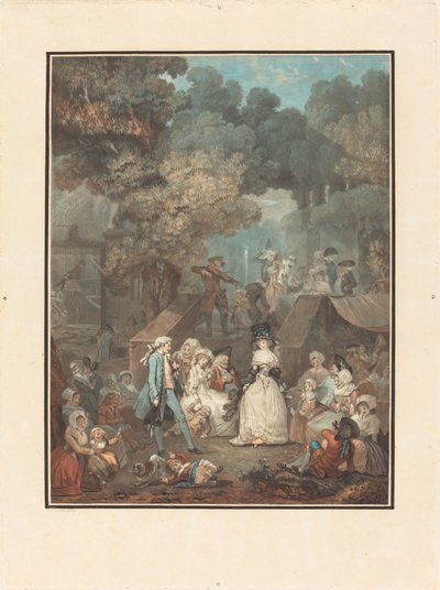 La boda en el castillo de Philibert Louis Debucourt
